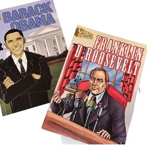 Set of 2 graphic biographies